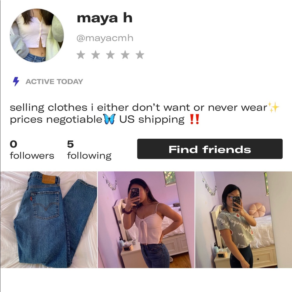 pls go follow my depop account!